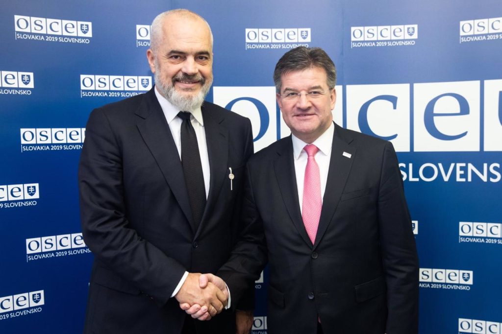 Shqipëria merr Presidencën e OSBE-2020  Kryeministri Rama: Presidenca, inspirim për Shqipërinë