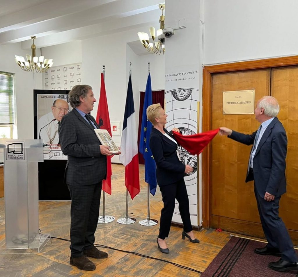 Java e Kulturës Franceze, Biblioteka Kombëtare çel sallën “Pierre Cabanes”