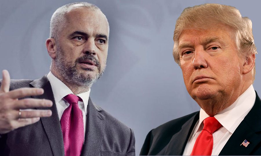 Ftesa e Trump për Edi Ramën “alarmon” mediat greke