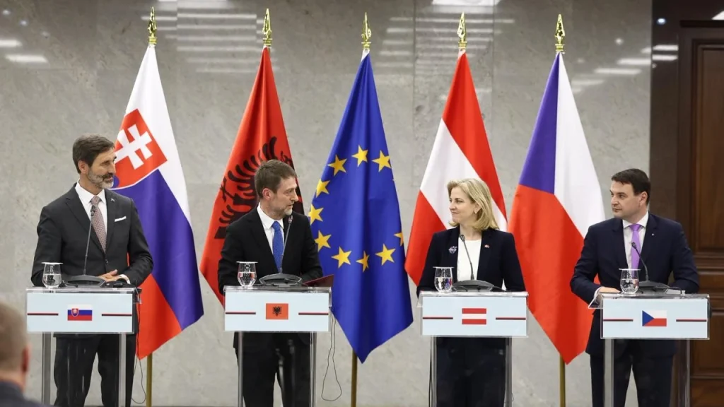 Shqipëria drejt Bashkimi Europian: Ministrat e Austria, Çekia dhe Sllovakia konfirmojnë mbështetjen për integrimin