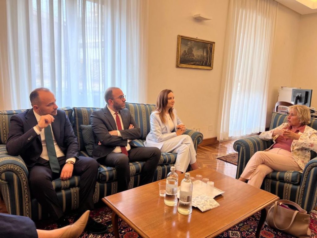 Bardhi dhe Tabaku në Itali, takim me kryetaren e grupit parlamentar të “Forca Italia”