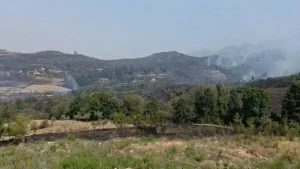 Zjarri në Priskë përhapet drejt Lundrës dhe Farkës, evakuohen familje dhe ndërpritet furnizimi me ujë