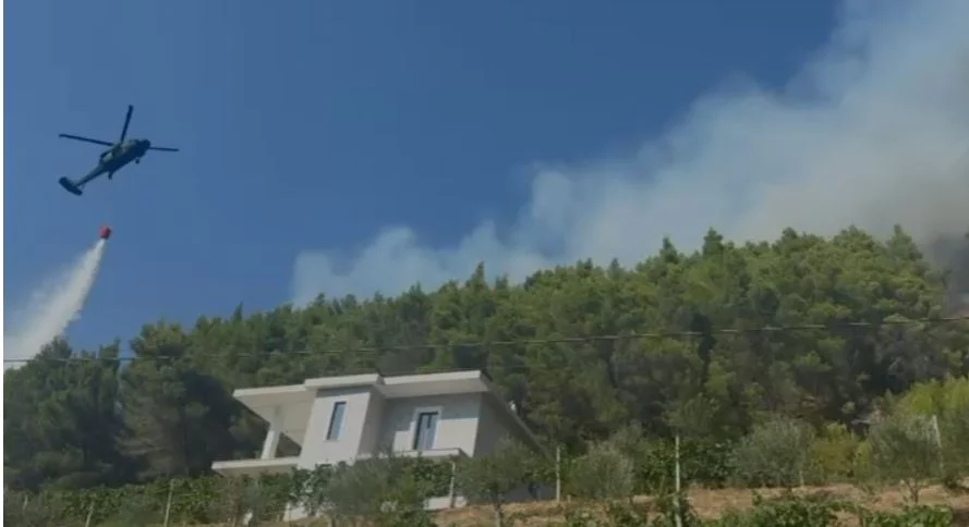 4 vatra zjarri mbeten aktive në vend, Ministria e Mbrojtjes: Situata drejt përmirësimit