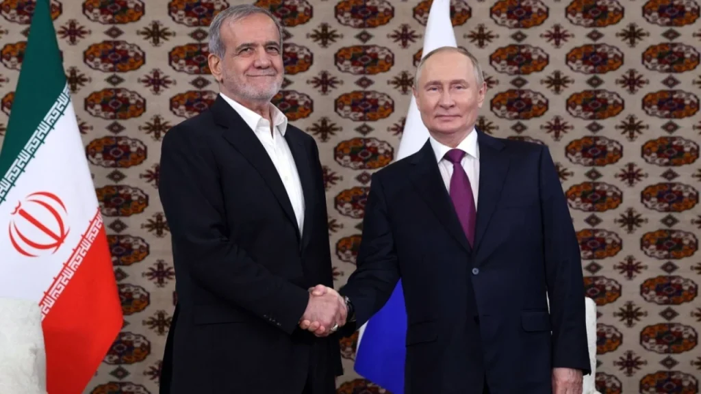 Pezeshkian takohet me Putinin në Kirgistan, në fokus forcimi i bashkëpunimit Iran-Rusi