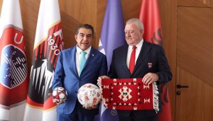 Armand Duka pret të dërguarin e Trump, Zampolli: Në fokus diplomacia përmes futbollit