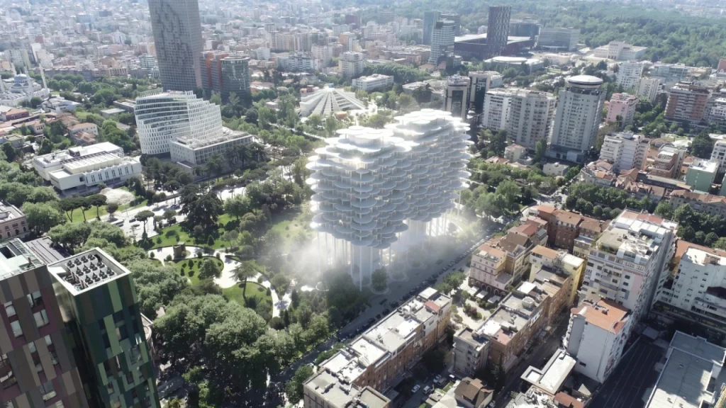“Tirana Fountain Plaza”, BIG fiton konkursin për transformimin e “Tajvanit”