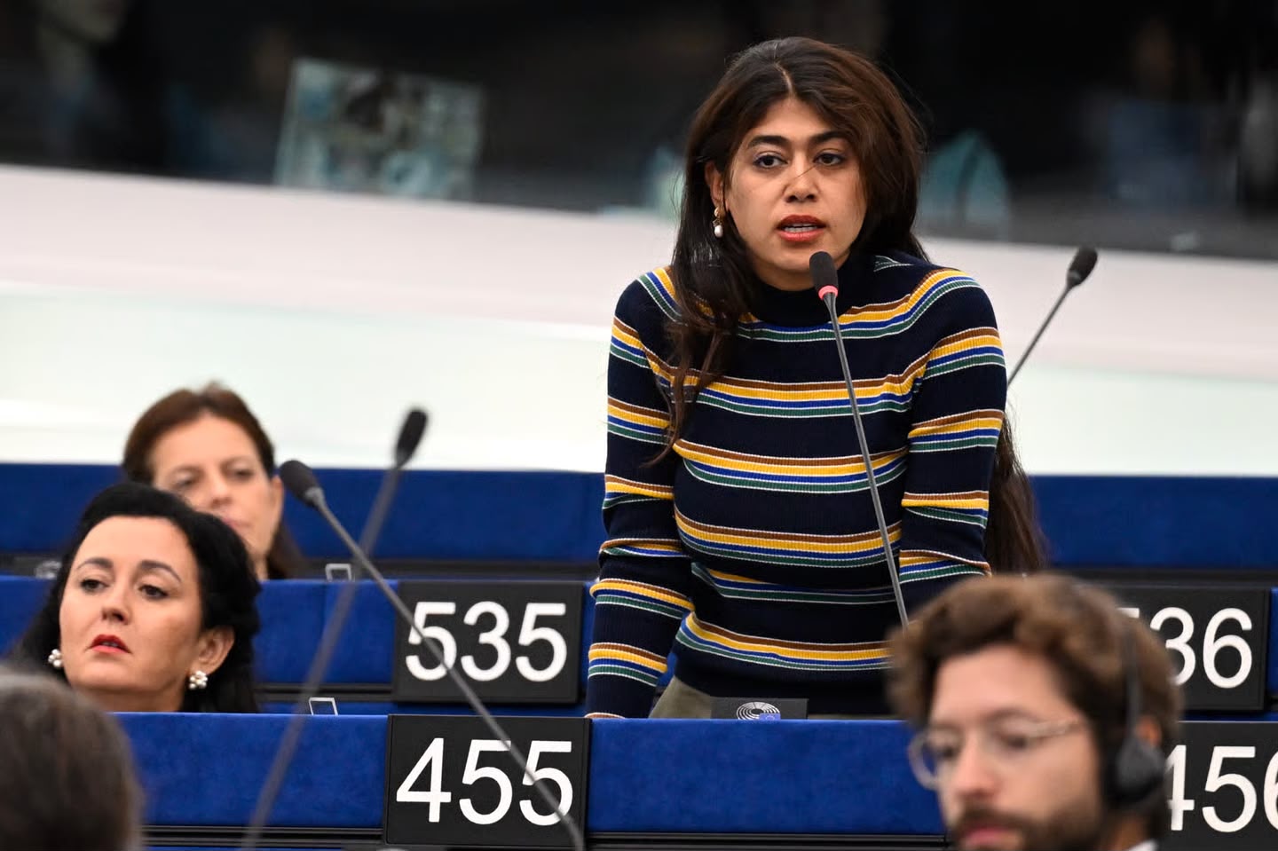 Përplasje në Parlamentin Evropian, Metsola dhe Rima Hassan debatojnë për flamujt e Izraelit dhe BE-së