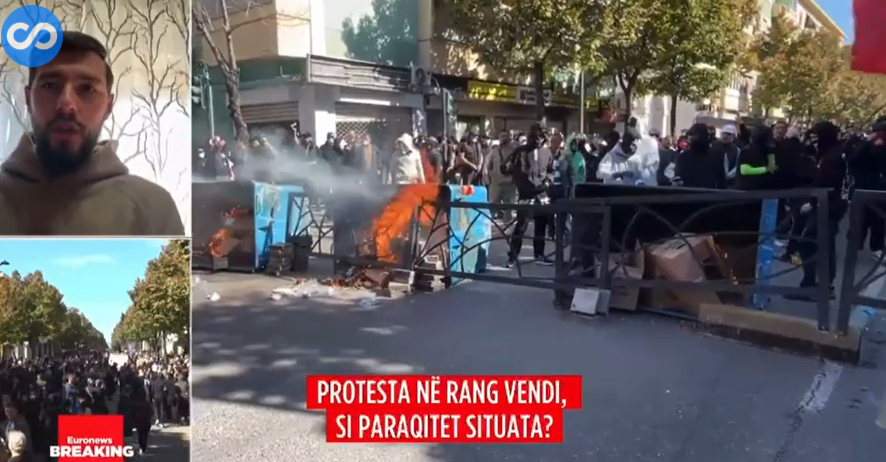 Protestat në Tiranë, studenti: Jemi në kontakt me studentët serbë për organizimin